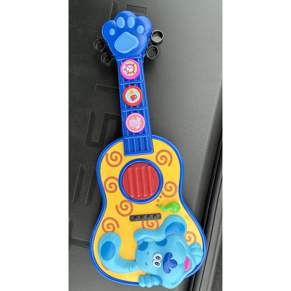 Blue's Clues & You Sing Along Guitar Lights Sounds Musical Instrument Toy Home